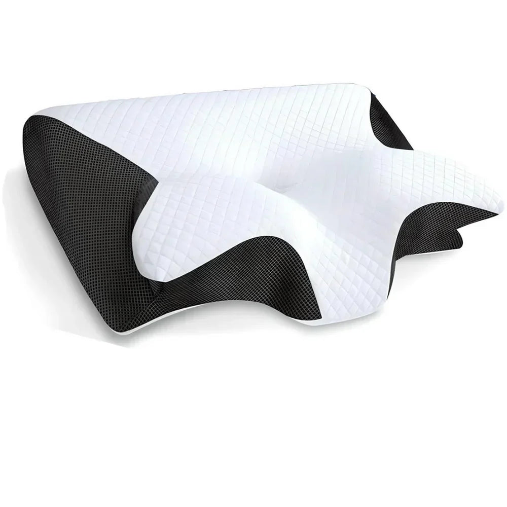 NeuroSleep™ Pro — Le seul oreiller conçu pour fonctionner avec NeuroAir : il maintient vos voies respiratoires dégagées pendant que les impulsions neuronales font leur travail.